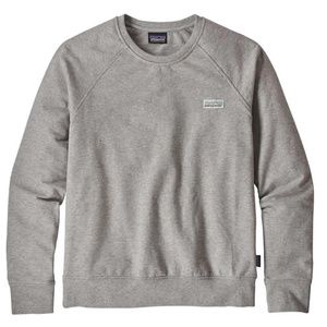 Patagonia Pastel P-6 Label Ahnya Crew Sweatshirt (Grey, Size Small)